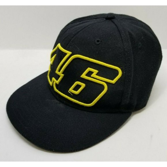 VR46 Valentina Rossi Black Baseball Hat #46 Racing Cap Snapback (J2) - Picture 2 of 5